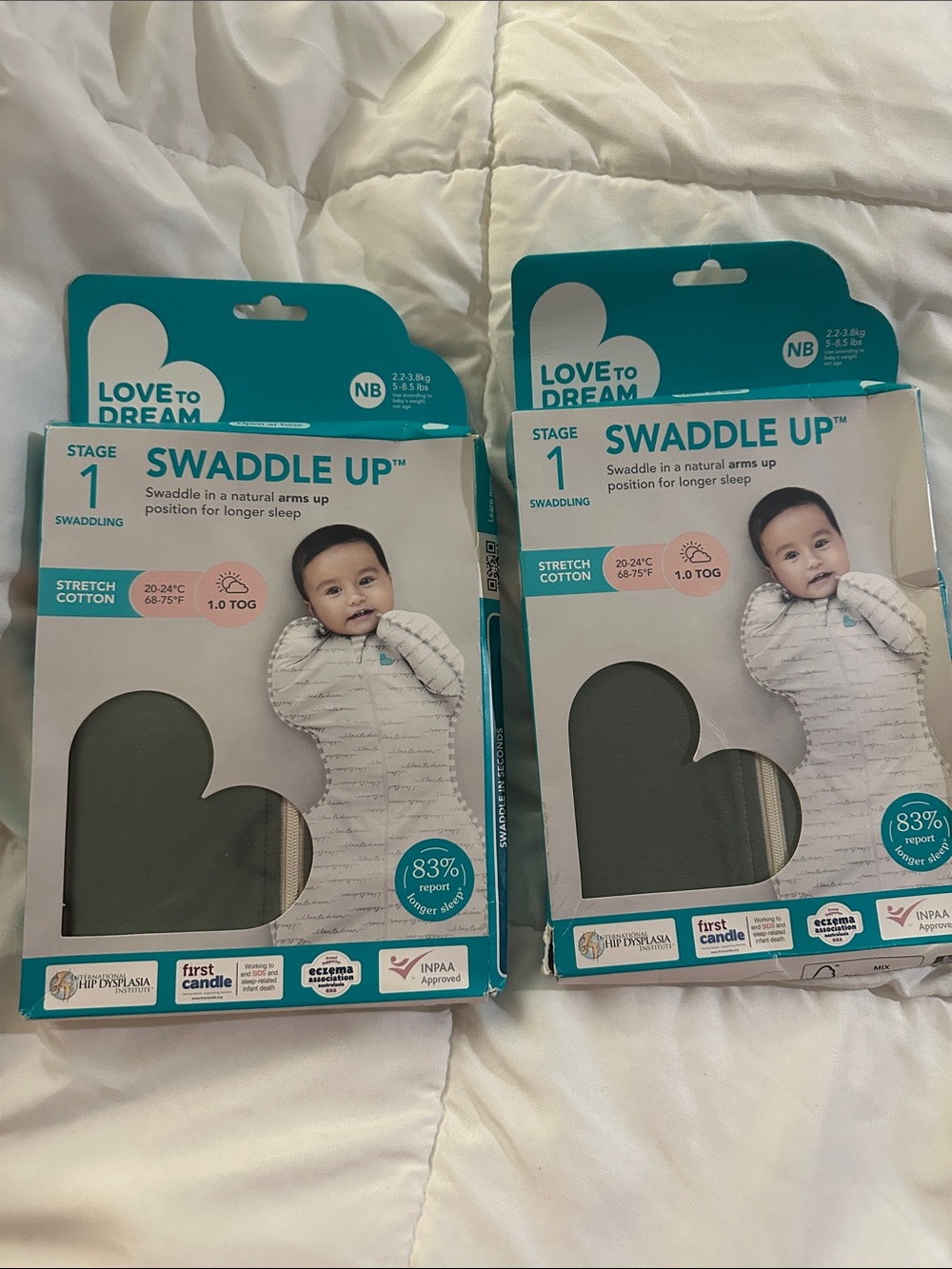 Love To Dream Swaddle Up Original Stage 1 Swaddling Newborn Bundle